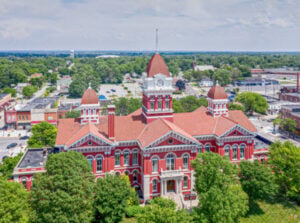 Lake County courthouse in Crown Point, Indiana